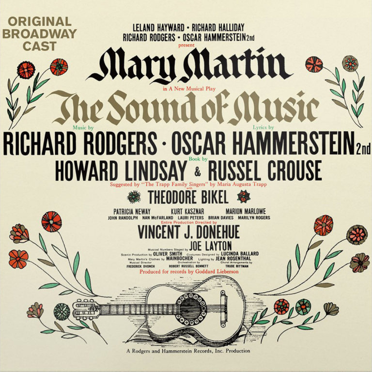 The Sound of Music 1959 Original Broadway Cast Record Rodgers