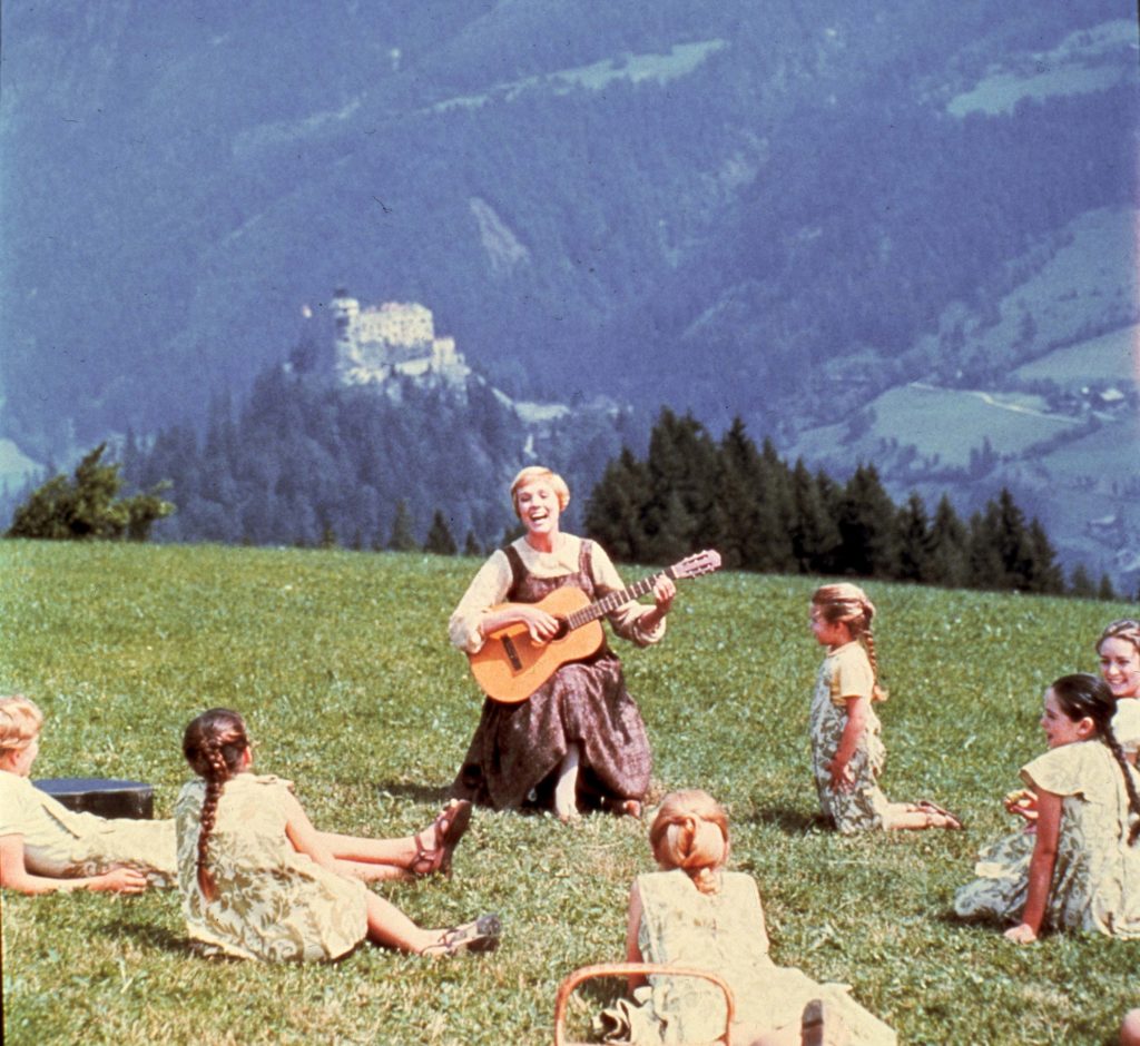 A photo from the 1965 film version of The Sound of Music.