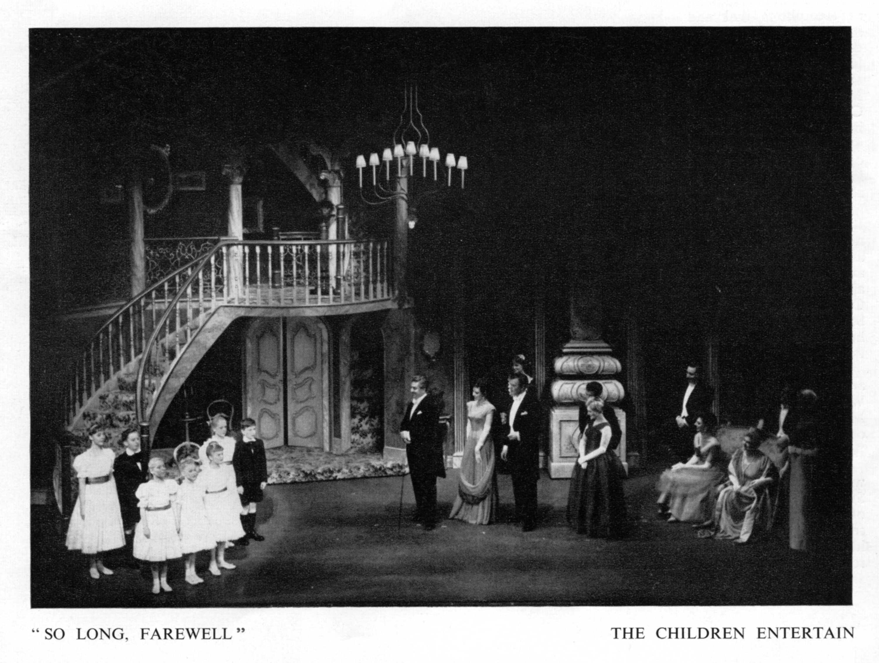 A photo from the 1961 West End production of The Sound of Music.