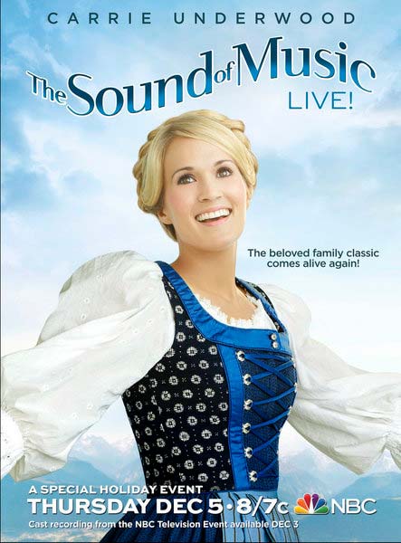 A poster for the 2013 television broadcast of The Sound of Music.