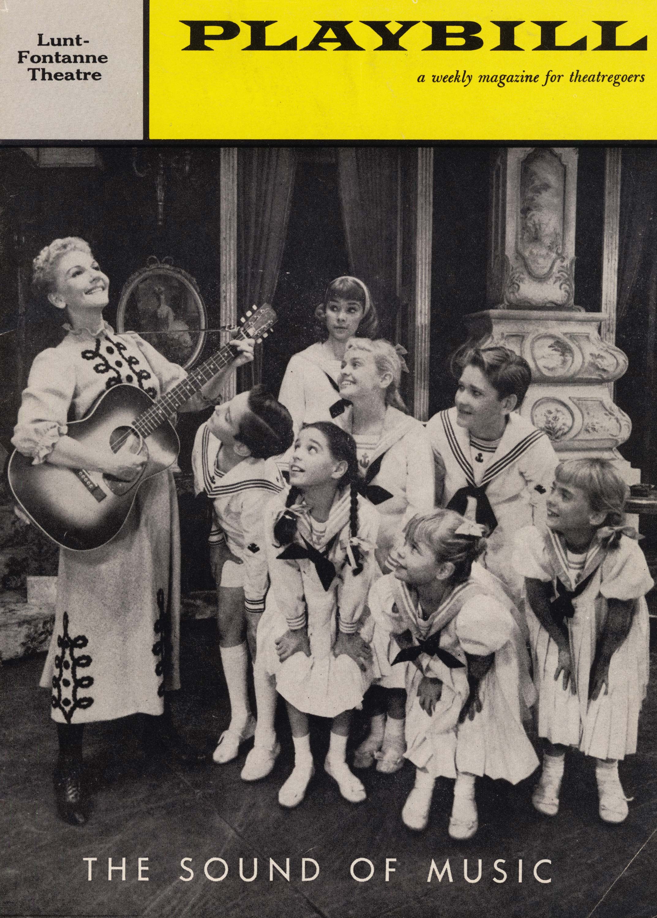 A Playbill from the 1959 Broadway production of The Sound of Music.