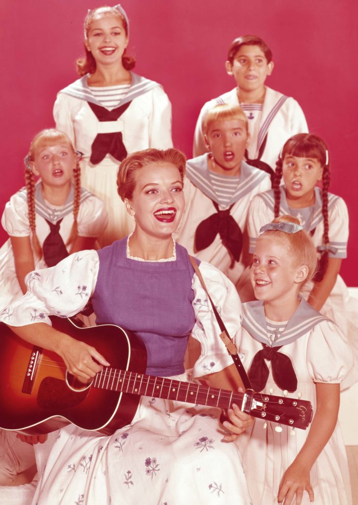 A photo from the 1961 US National Tour production of The Sound of Music.