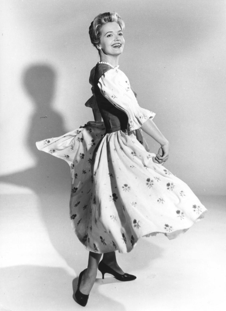 A photo from the 1961 US National Tour production of The Sound of Music.
