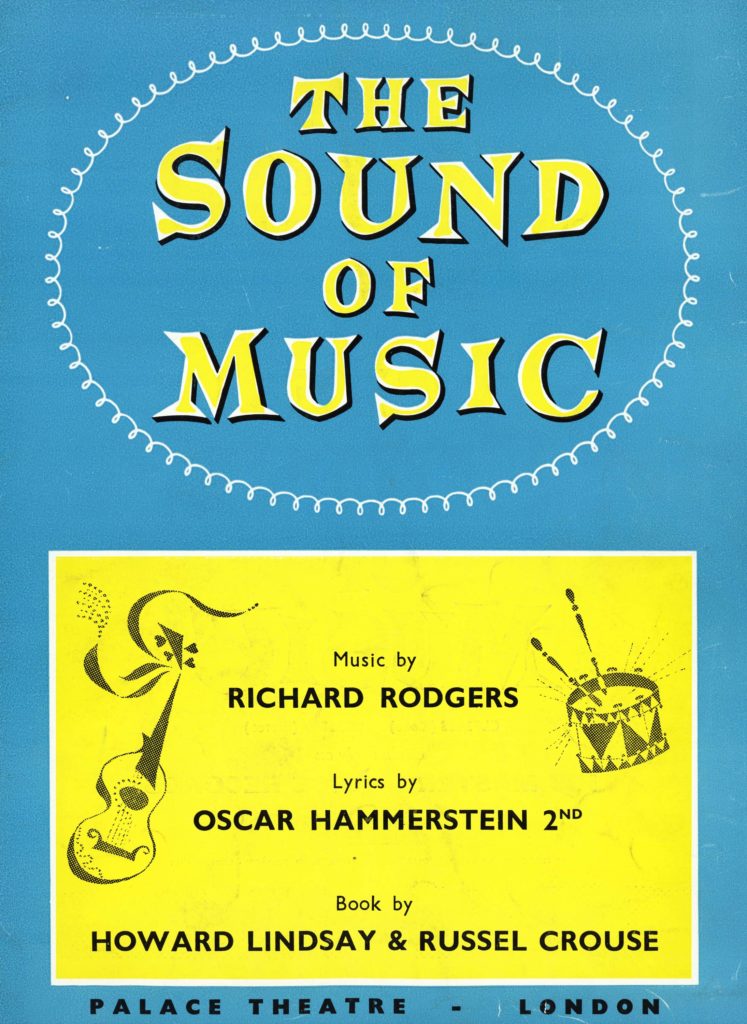 A program for the 1961 West End production of The Sound of Music.
