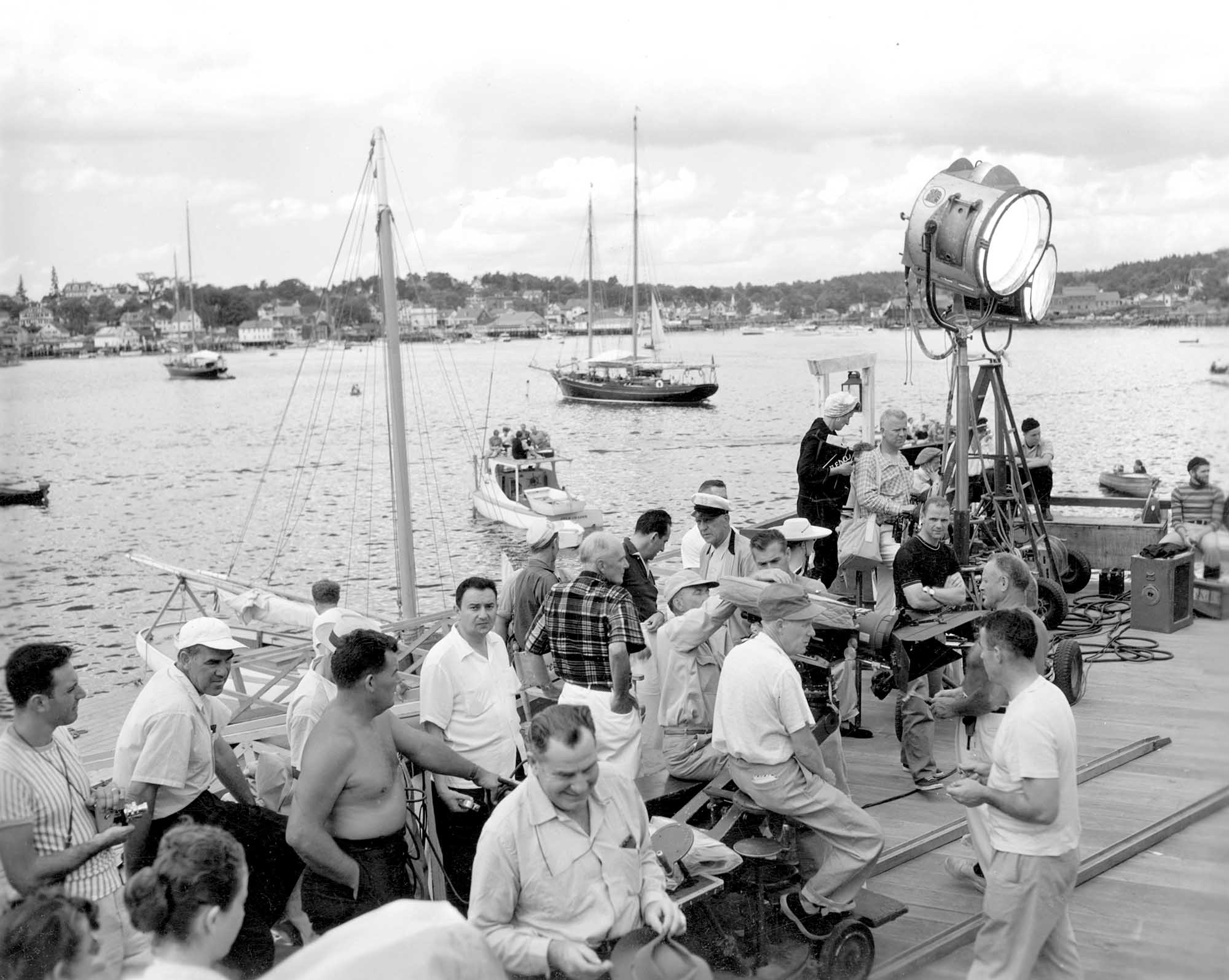 A photo from the 1956 film production of Carousel.