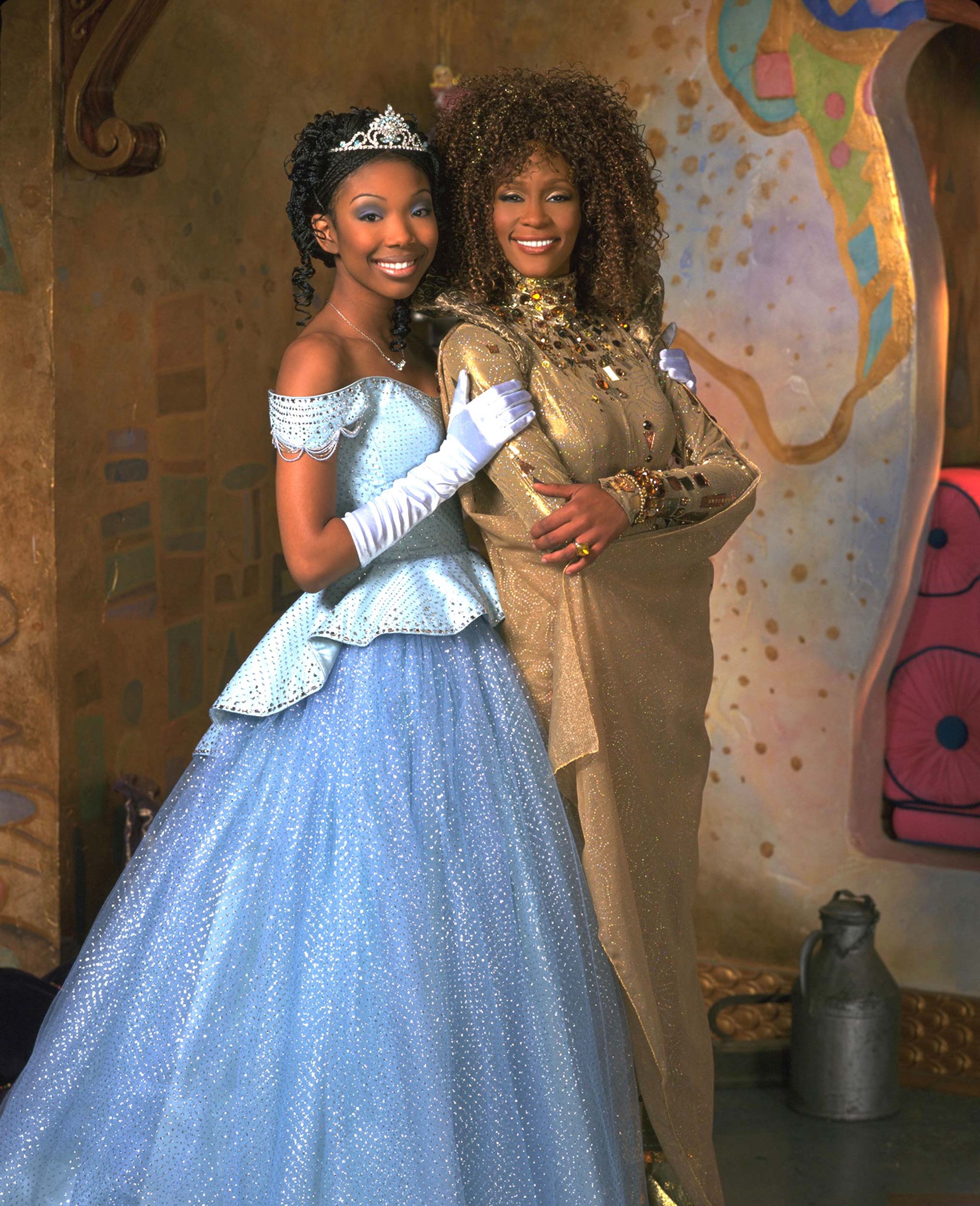 A photo from the 1997 television broadcast of Cinderella.