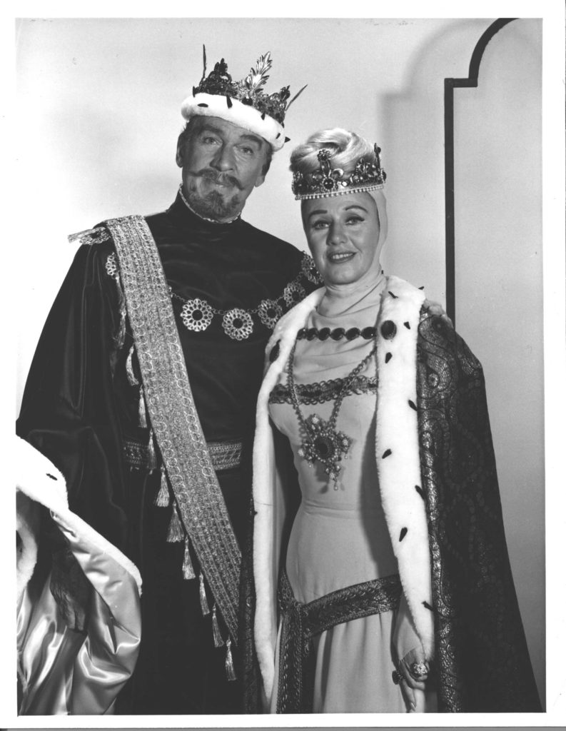 A photo from the 1965 television broadcast of Cinderella.