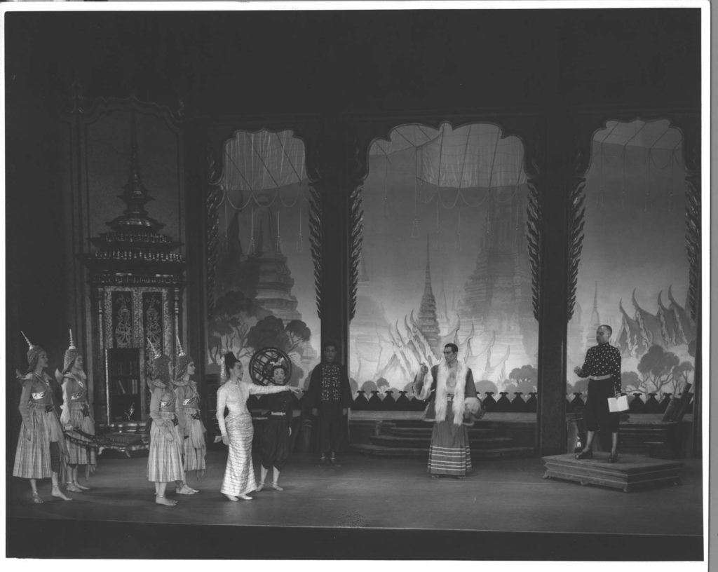 A photo from the 1953 West End production of The King and I.