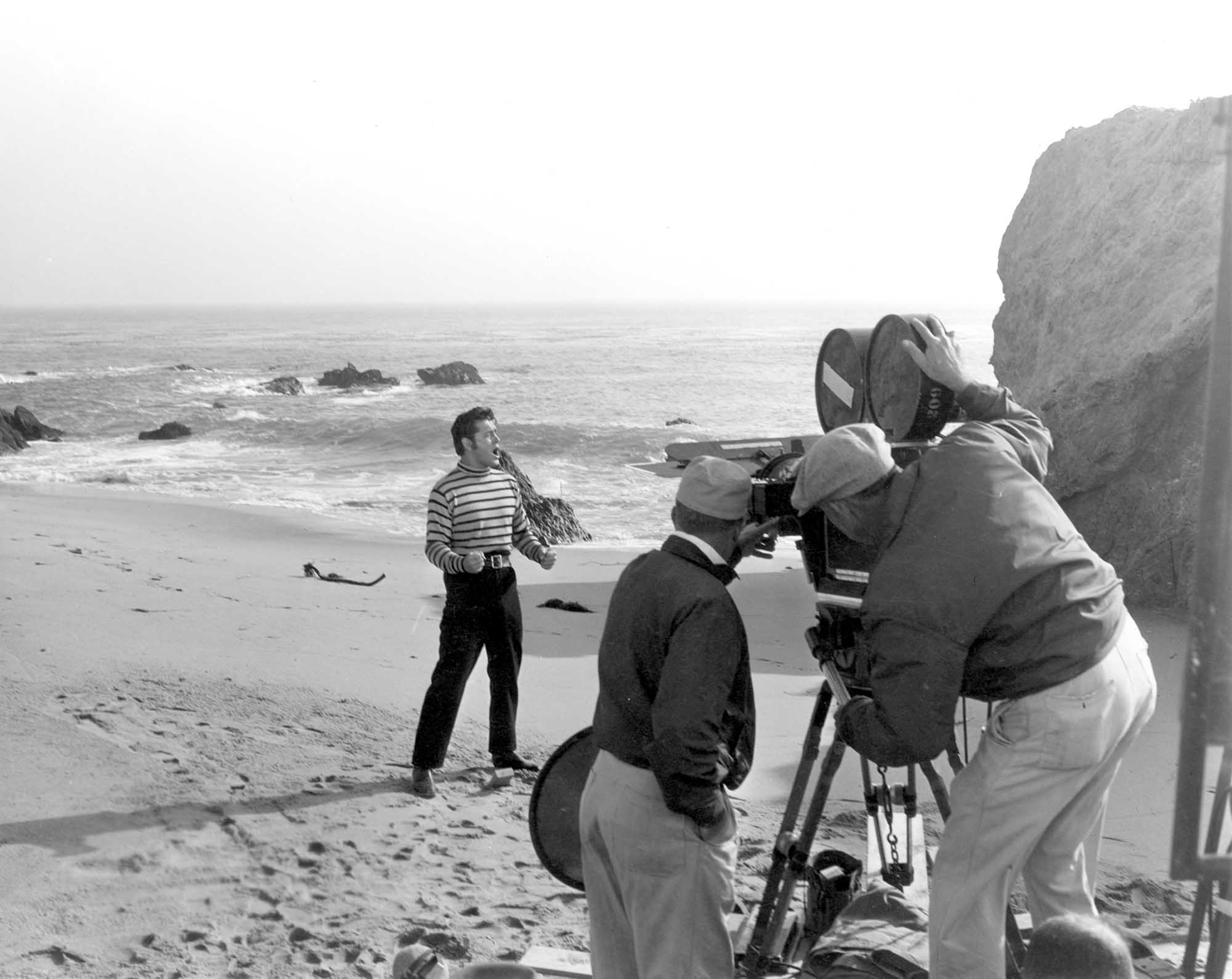 A photo from the 1956 film production of Carousel.