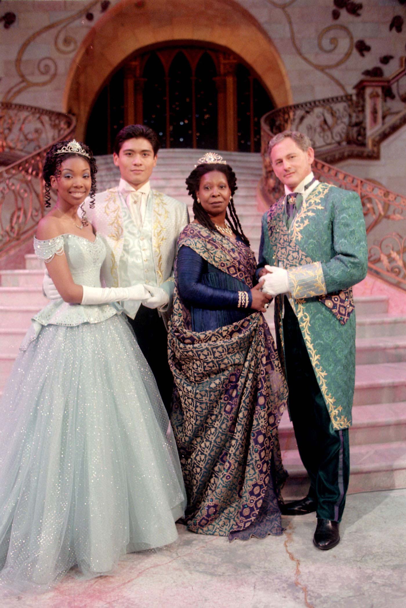 A photo from the 1997 television broadcast of Cinderella.