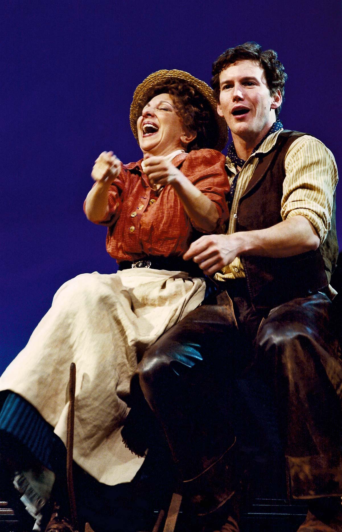 A photo from the 2002 Broadway production of Oklahoma!.