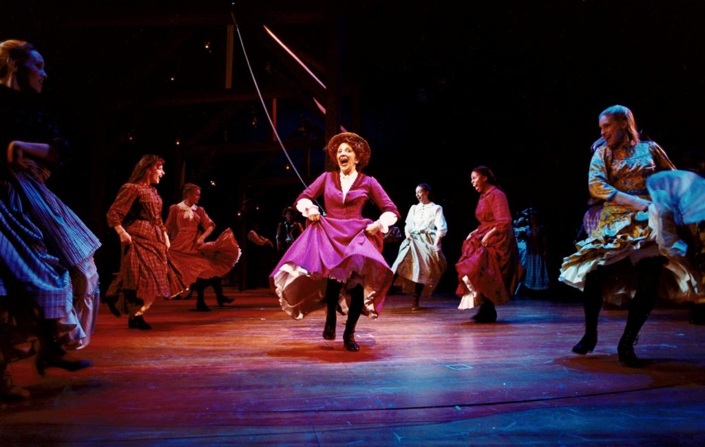 A photo from the 2002 Broadway production of Oklahoma!.