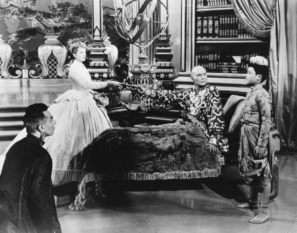A photo from the 1956 film version of The King and I.