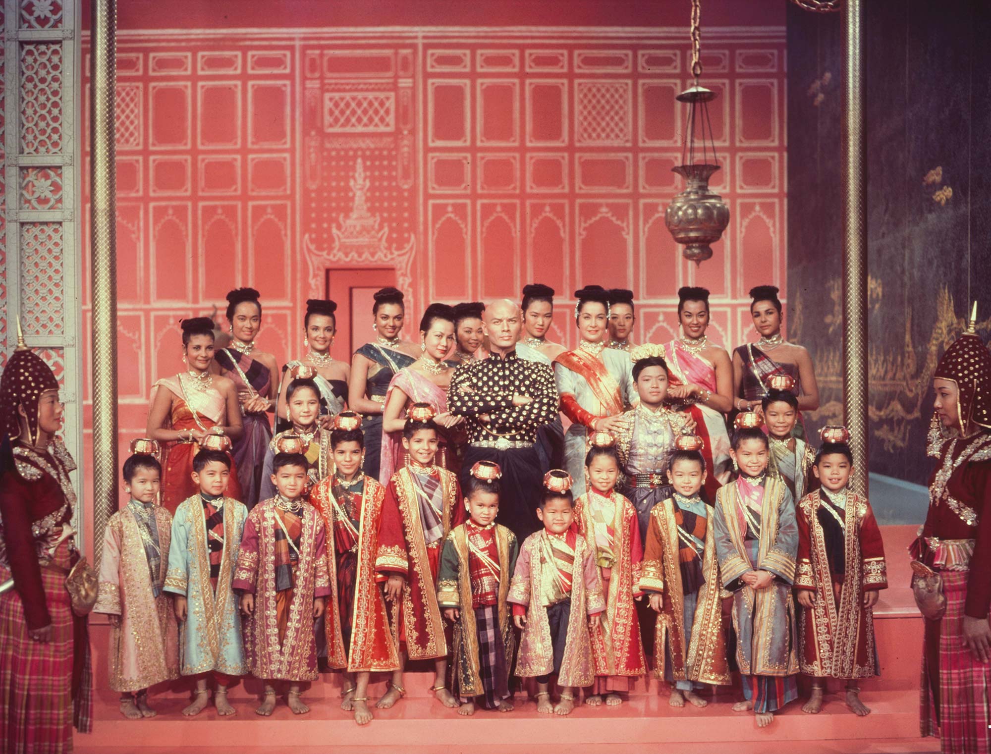 A photo from the 1956 film version of The King and I.