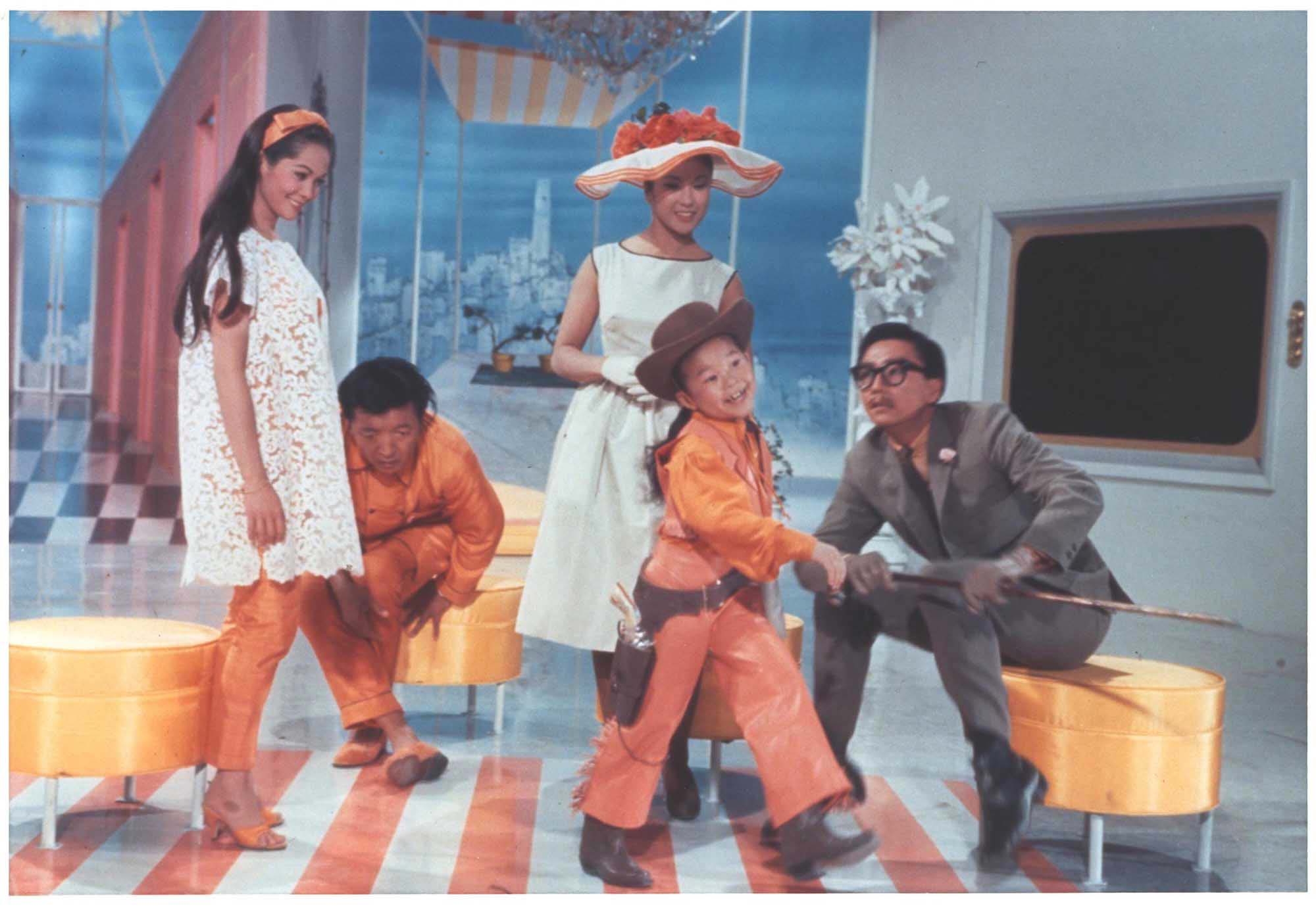 A photo from the 1961 film version of Flower Drum Song.