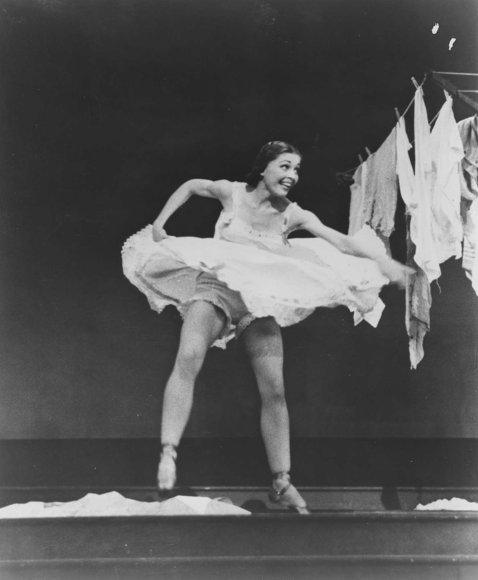 A photo from the 1947 Broadway production of Allegro.