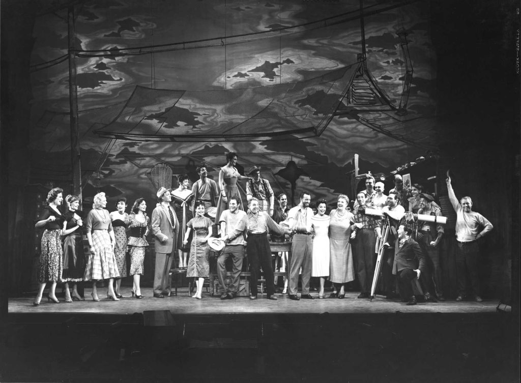 A photo from the 1955 Broadway production of Pipe Dream.