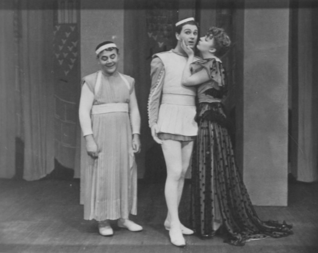 A photo from the 1938 Broadway production of The Boys from Syracuse.