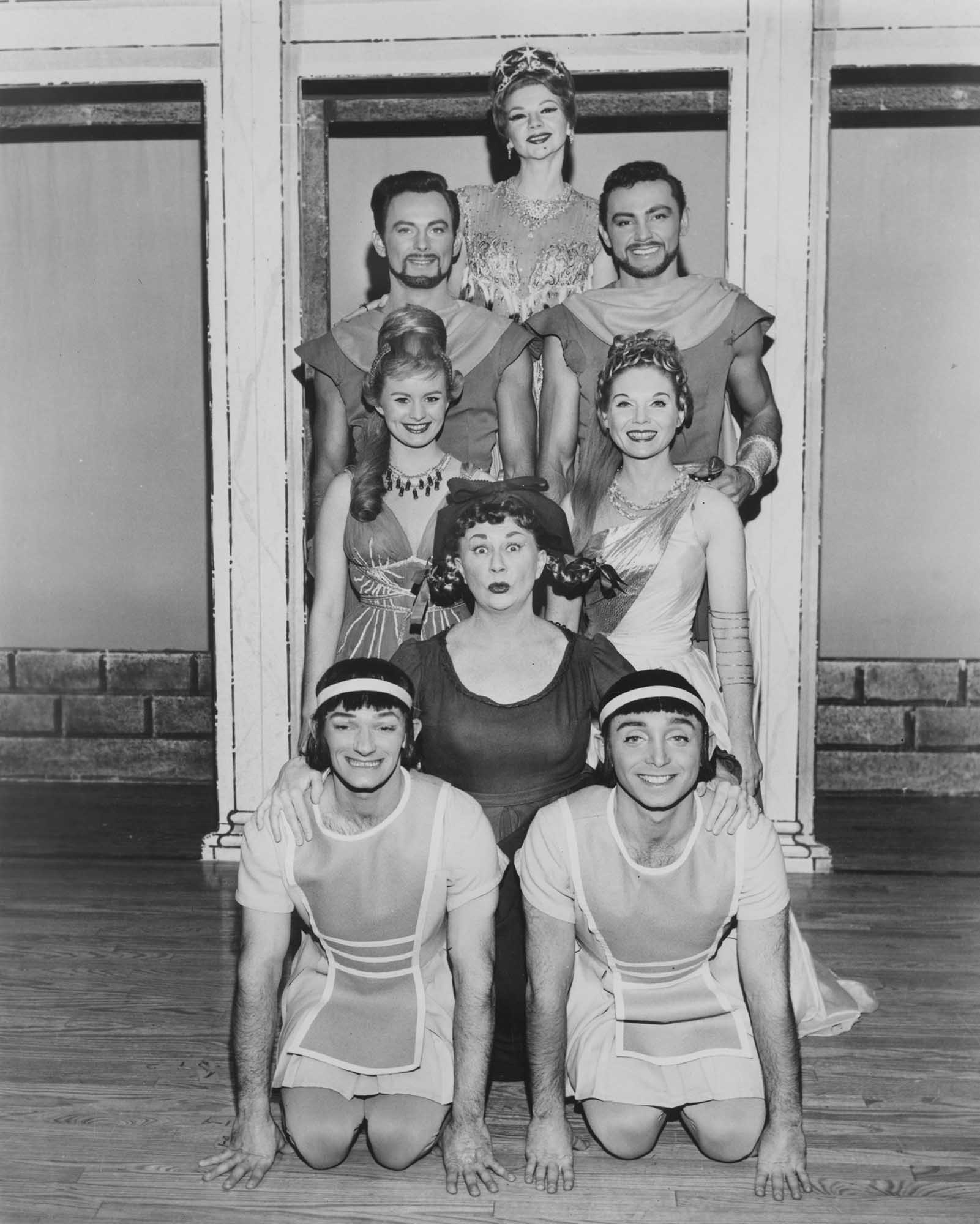 A photo from the 1963 off-Broadway production of The Boys from Syracuse.