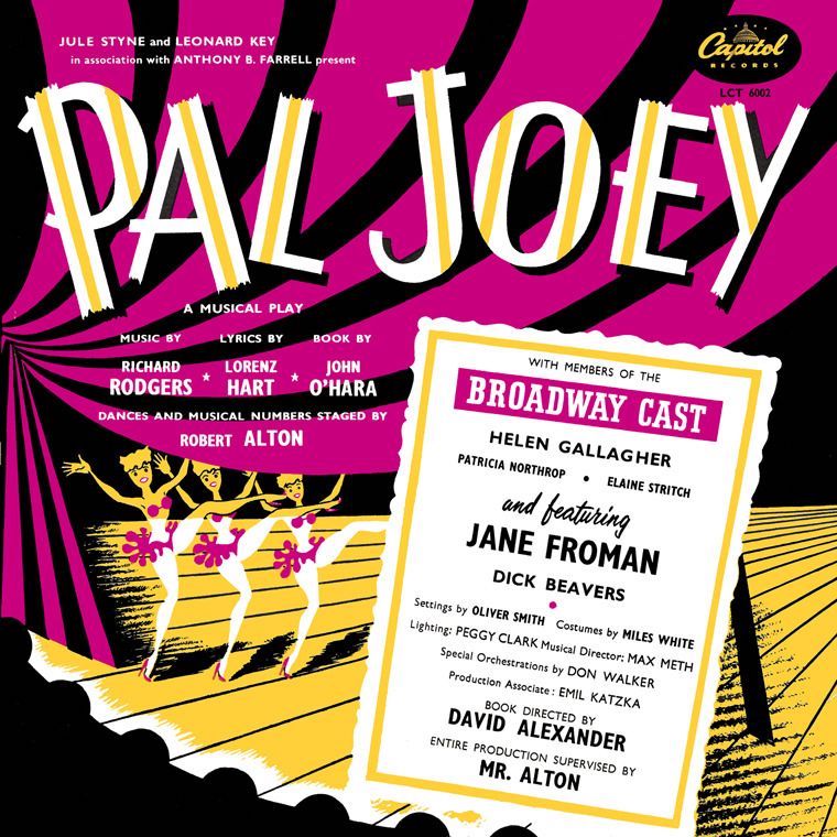 Pal Joey 1952 Broadway Cast Recording Record Rodgers Hammerstein