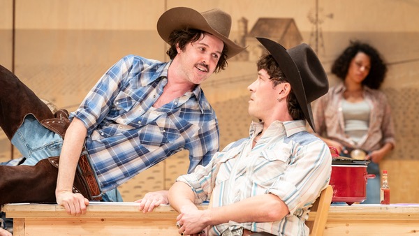 Featured image for “First Look at Sam Palladio and Lizzie Wofford in Oklahoma! at the Wyndham’s Theatre”